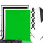 HIFFIN® PRO Quadlux Mark II Soft Led Still & 8.5 x 10 ft Background Support System Kit Video Light Softbox with AC Power, YouTube Shooting, Videography, Portrait, Product
