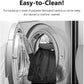 HIFFIN® 8 x 12 FT White | Black | LEKERA Backdrop Photo Light Studio Photography Background with 3 pcs Backdrop Support Spring Clamp 4.3"/11cm.