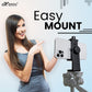 HIFFIN® Universal 360° Rotating Vertical Mobile Tripod Monopod Mount Supports Width Upto 2.3-4.1 Inches Smartphones (Mobile Phone Tripod Mount 360 Rotation)