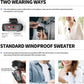 LENSGO 348-C Compact Wireless Microphone System Transmitter/Receiver Wireless Solution with Magnetic Gear Clip-On Lavalier Microphone (2 TX & 1 RX)