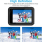 HIFFIN® Tempered Glass Screen Protector for GoPro Hero 9 Action Camera (Transparent) Edge to Edge Full Screen Coverage, Complete Set of 3 Glass