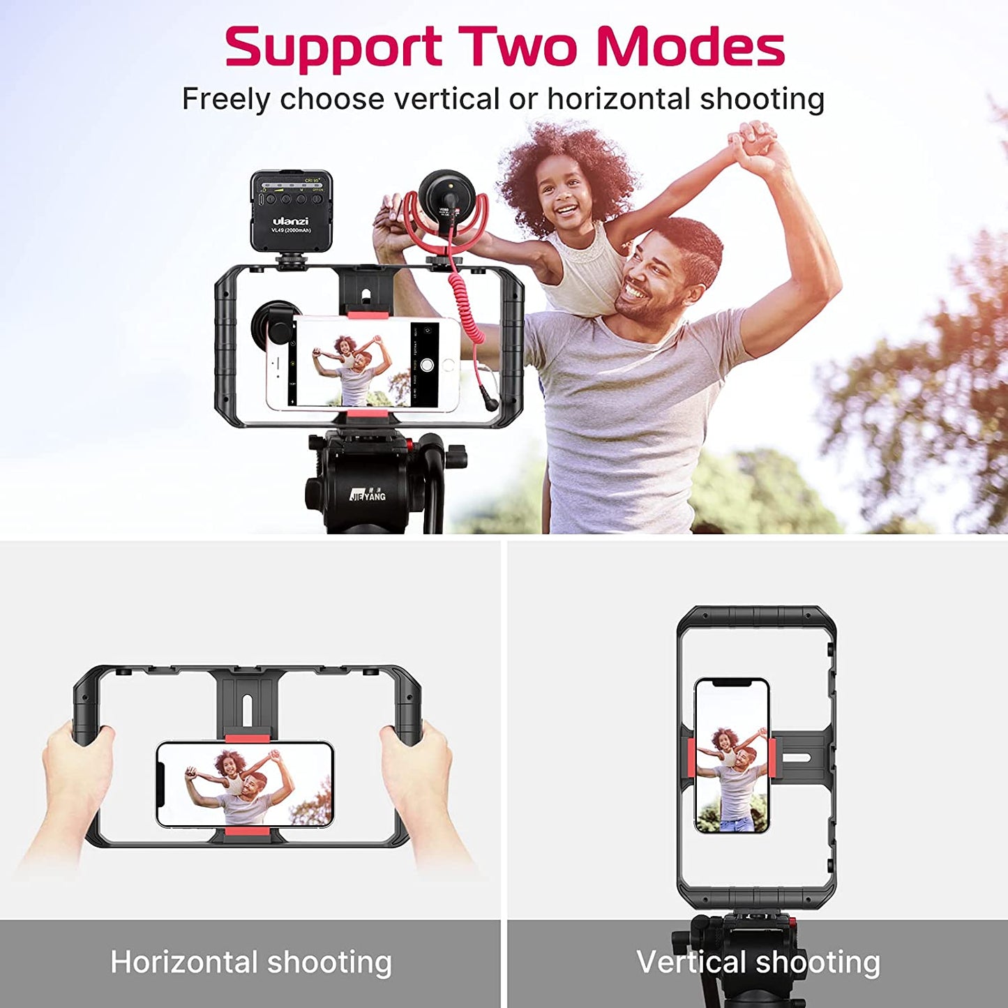 Ulanzi U Rig Pro Video Rig for iPhone 16-8+ Samsung Pixel