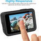 HIFFIN® Tempered Glass Screen Protector for GoPro Hero 9 Action Camera (Transparent) Edge to Edge Full Screen Coverage, Complete Set of 3 Glass