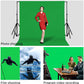 HIFFIN® PRO 8 ft. X 12 ft. Long Life Time Reusable Green Screen Chromakey Photo Video Photography Studio Fabric Backdrop, Background, Pure Green Muslin, Photography Studio