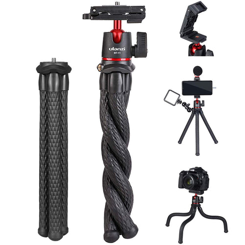 Ulanzi MT-11 Mini Flexible Camera Tripod with Phone Holder & Cold Shoe"