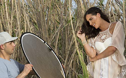 HIFFIN® Reflector 42-inch / 107 cm 5 in 1 Collapsible Multi-Disc Light Reflector with Bag - Translucent, Silver, Gold, White and Black