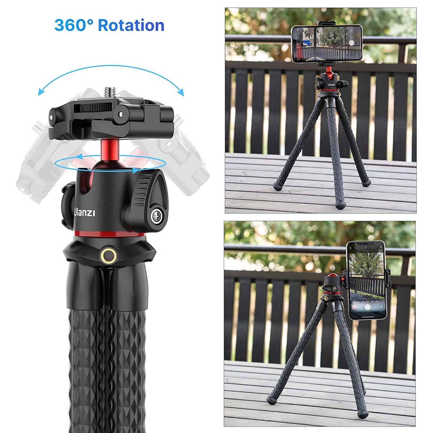 Ulanzi "MT-33 Flexible Mini Tripod with 1/4" Screw for Magic Arm"