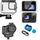 HIFFIN® Accessories Kit for Go Pro Hero 9 Black with Protective Housing + Ultra Clear Tempered Glass Screen Protector + Lens Protector + HD Front...