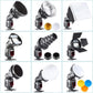 HIFFIN®Lambancy White Flash Diffuser Reflector for Camera Diffuser (Multicolor)