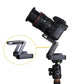 HIFFIN® Foldable Z Pan Tilt Tripod Head Quick Release Plate Holder for DSLR Camera Camcorder Photography Accessory - 1 Piece (Black) (Z Plate)
