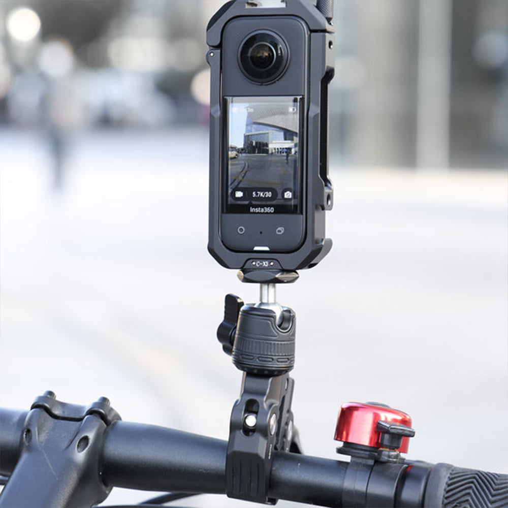 Ulanzi CAGE for One X3 Metal Protective Camera Cage Case Action Camera Rig with Cold Shoe Mount/Magnetic Action Camera Mount Compatible with Insta360 One X3