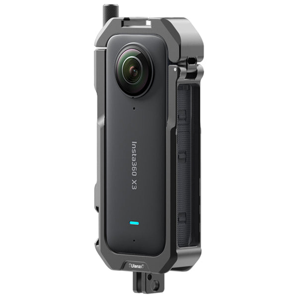 Ulanzi CAGE for One X3 Metal Protective Camera Cage Case Action Camera Rig with Cold Shoe Mount/Magnetic Action Camera Mount Compatible with Insta360 One X3